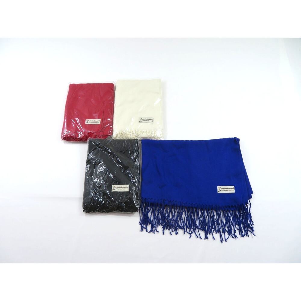 Pashmina Company Scarf Wrap Shawl, Lot of 4